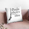 Paris Throw Pillow By Little Pitti