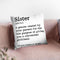 Sister Throw Pillow By Little Pitti