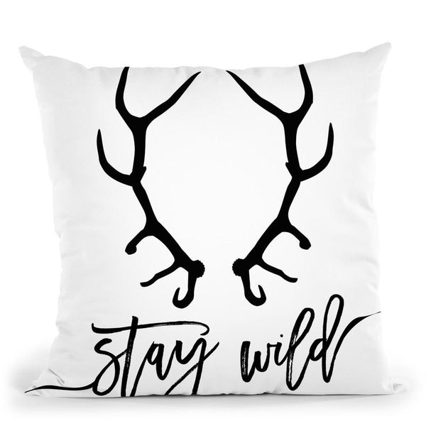 Stay Wild Throw Pillow By Little Pitti