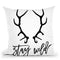 Stay Wild Throw Pillow By Little Pitti