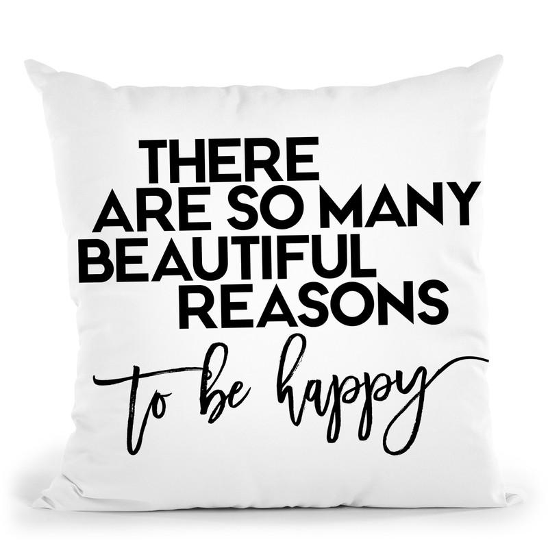 Beatiful Reasons Throw Pillow By Little Pitti