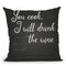 Wine Throw Pillow By Little Pitti
