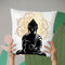 Budha Throw Pillow By Little Pitti