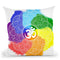 Mandala Chakra Throw Pillow By Little Pitti