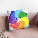 Mandala Chakra Throw Pillow By Little Pitti