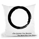 Zen Throw Pillow By Little Pitti