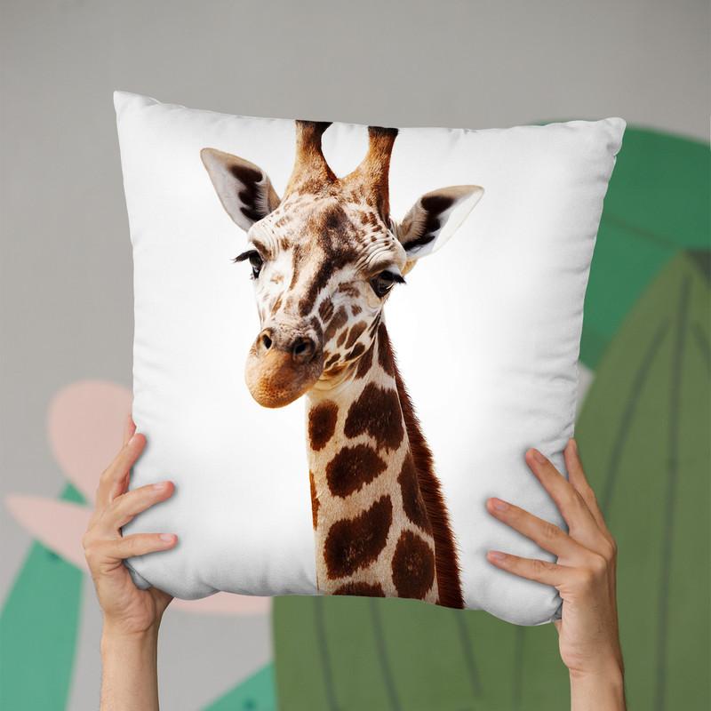 Giraffe L P Throw Pillow By Little Pitti