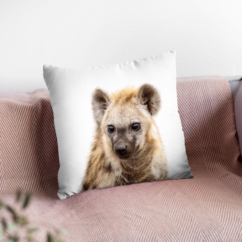 Hyena Throw Pillow By Little Pitti
