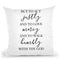 Act Justly Throw Pillow By Little Pitti