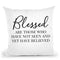 Blessed Throw Pillow By Little Pitti