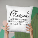 Blessed Throw Pillow By Little Pitti