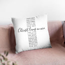 Christ Lives In Me Throw Pillow By Little Pitti