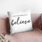Don'T Be Afraid Just Believe Throw Pillow By Little Pitti