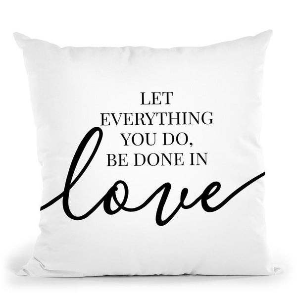 Done In Love Throw Pillow By Little Pitti