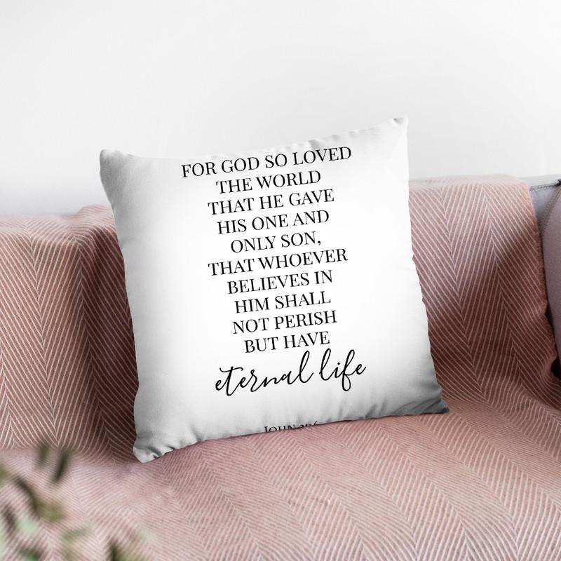 Eternal Life Throw Pillow By Little Pitti