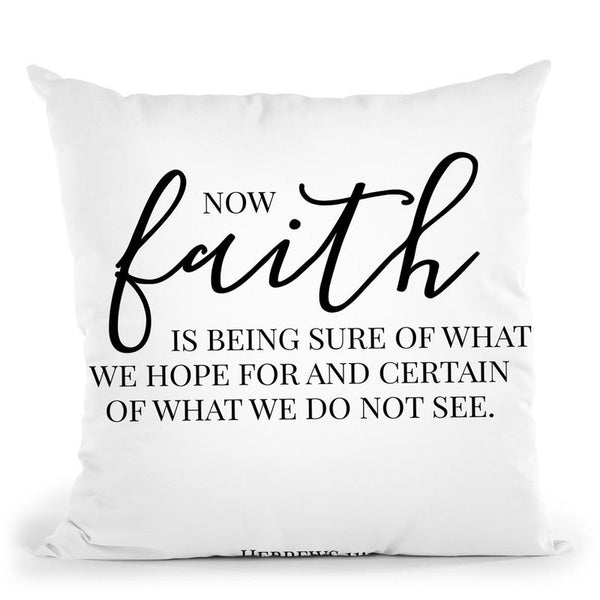 Faith Throw Pillow By Little Pitti