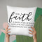 Faith Throw Pillow By Little Pitti