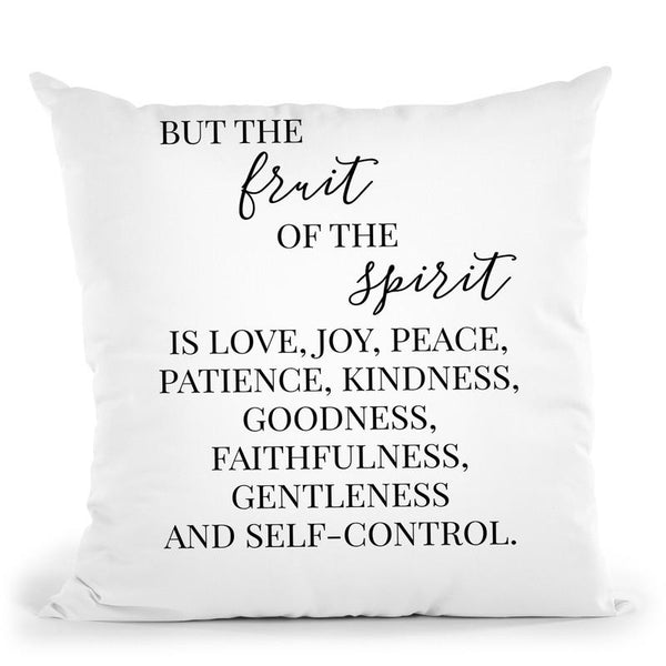 Fruit Of The Spirit Throw Pillow By Little Pitti