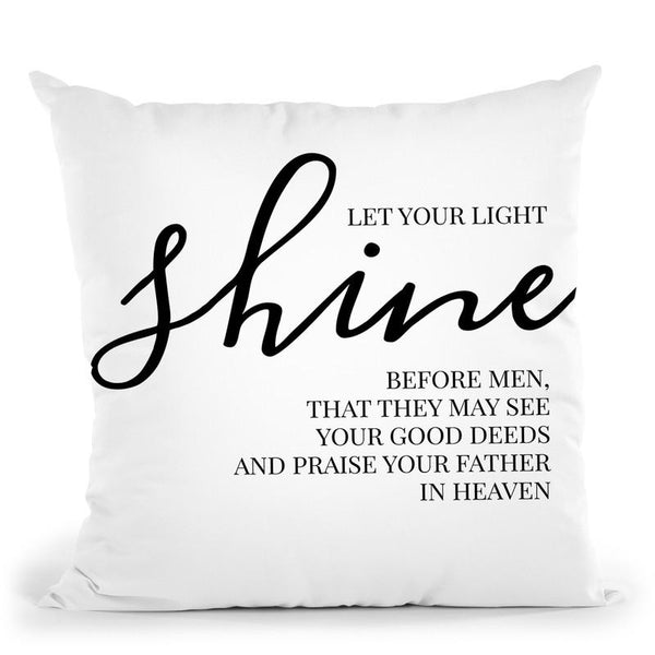 Let Your Lightine Throw Pillow By Little Pitti