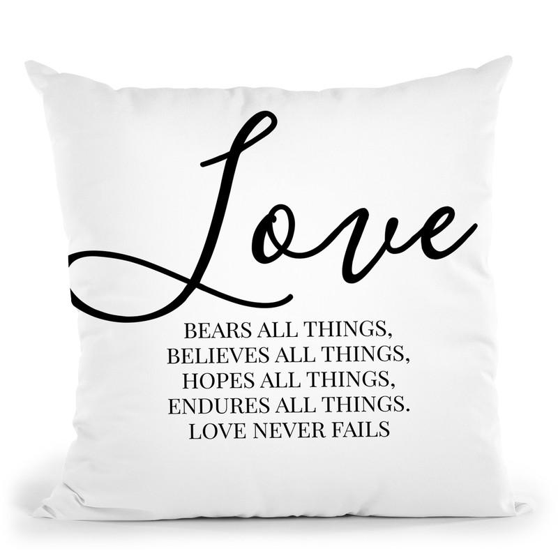 Love Bears All Things Throw Pillow By Little Pitti