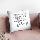Marked Out For Us Throw Pillow By Little Pitti