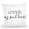 My Soul Loves Throw Pillow By Little Pitti