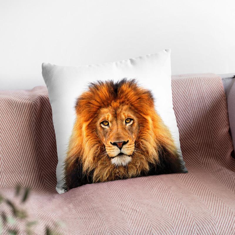 Lion L P Throw Pillow By Little Pitti
