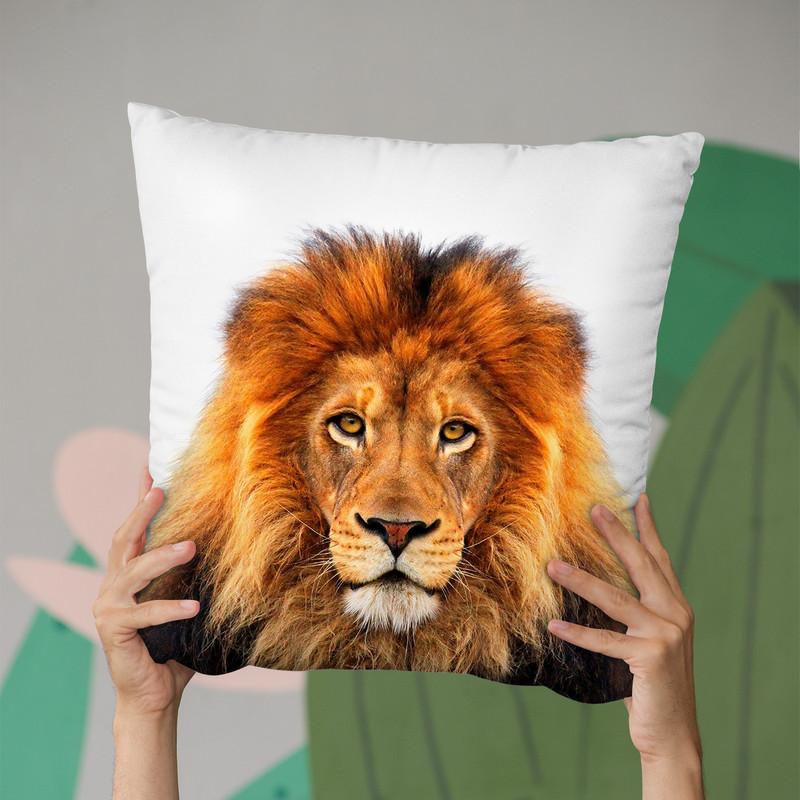 Lion L P Throw Pillow By Little Pitti