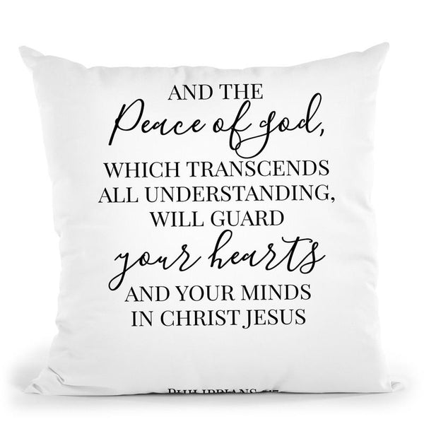 Peace Of God Throw Pillow By Little Pitti