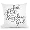 Seek First The Kingdom Of God Throw Pillow By Little Pitti