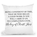 The Day Of Christ Jesus Throw Pillow By Little Pitti