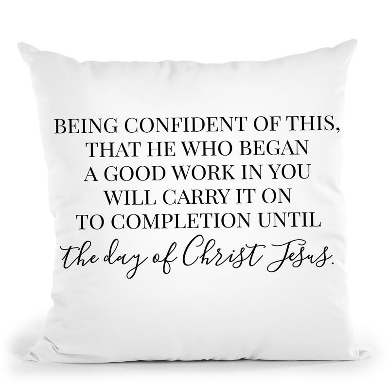 The Day Of Christ Jesus Throw Pillow By Little Pitti