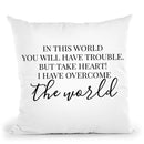 The World Throw Pillow By Little Pitti