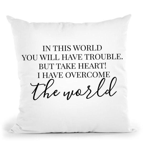 The World Throw Pillow By Little Pitti