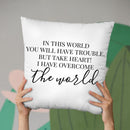 The World Throw Pillow By Little Pitti