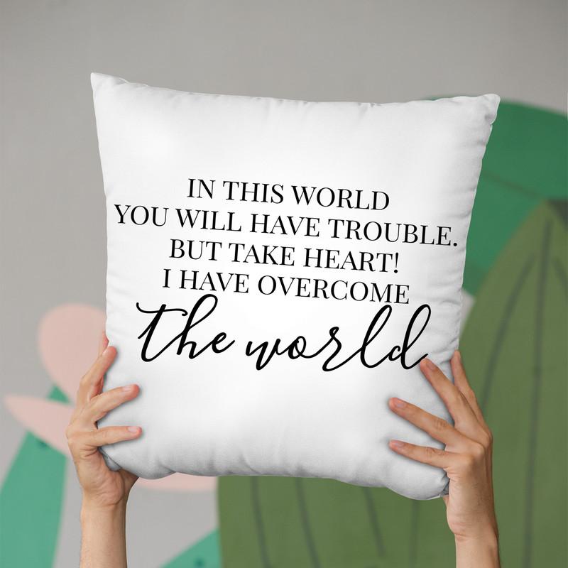 The World Throw Pillow By Little Pitti