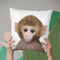 Baby Monkey Throw Pillow By Little Pitti
