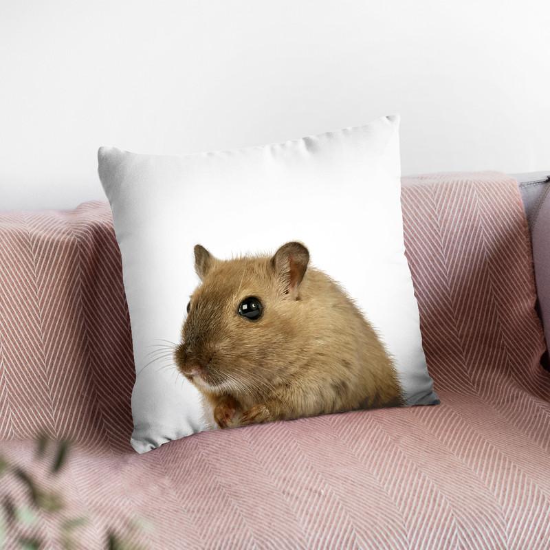 Mouse Throw Pillow By Little Pitti
