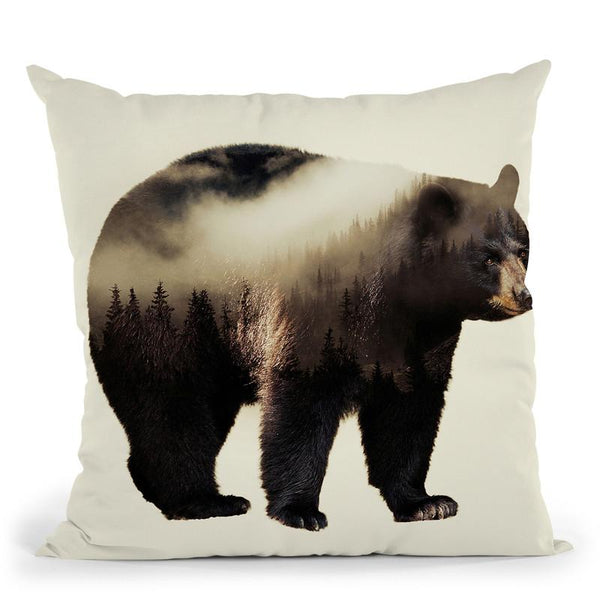 Bear Throw Pillow By Little Pitti