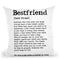 Bestfriend Throw Pillow By Little Pitti