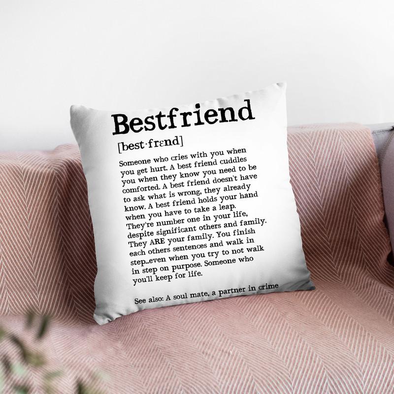 Bestfriend Throw Pillow By Little Pitti