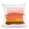 Brush Stroke Pink Throw Pillow By Little Pitti