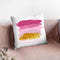 Brush Stroke Purple Throw Pillow By Little Pitti