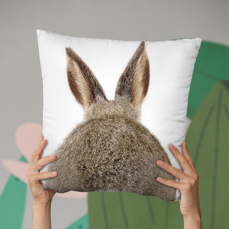 Bunny Butt Throw Pillow By Little Pitti
