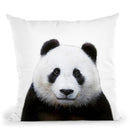 Panda Lp Throw Pillow By Little Pitti