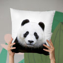 Panda Lp Throw Pillow By Little Pitti