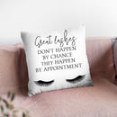 Great Lashes Throw Pillow By Little Pitti