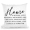 Home Is Where Throw Pillow By Little Pitti