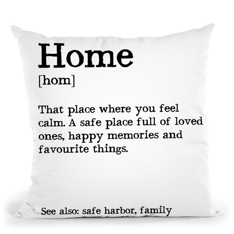 Home Throw Pillow By Little Pitti