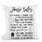 House Rules Throw Pillow By Little Pitti